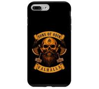 SONS OF ODIN- Valhalla Vikings Norse Skull Beard - Mjoelnir Case for iPhone 7 Plus/8 Plus