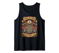 Sons of Odin - Vikings Norse Odin Thor - Fire - Mjoelnir Tank Top