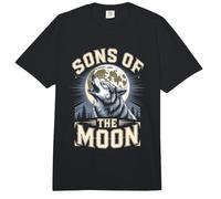 Sons of the Moon Wolf Wolves Pack Comfort Colors Adult Heavyweight T-Shirt