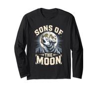 Sons of the Moon Wolf Wolves Pack Long Sleeve T-Shirt