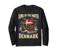 Sons of the North - Denmark Viking Mythology Long Sleeve T-Shirt