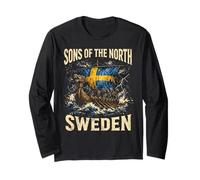Sons of the North - Sweden Viking Mythology Long Sleeve T-Shirt