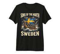 Sons of the North - Sweden Viking Mythology Premium T-Shirt