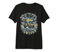 Sons of the North - Sweden Viking Mythology Premium T-Shirt