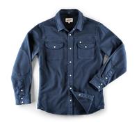 &SONS | Sunday Shirt | Navy | Traditional Collared, Casual Shirt Small