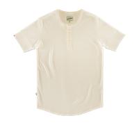 &SONS | The New Elder Henley Short Sleeve Shirt | Raw Cotton M