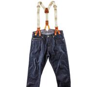 &SONS | The New Frontier 14oz Selvedge Anti-bac Raw Jeans | Mens Jeans 36 inch