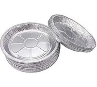 SONSMER Premium 9" Aluminum Foil Pie Pans 50pcs/Set. Disposable Tin Plates for Pies Tart Quiche Pan