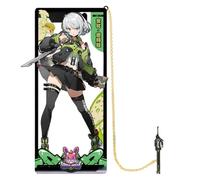 Sonsoke Anby Demara Games Metal Bookmark 9 cm - Stylish Characters for Manga & Books (Anby Demara)