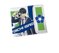 Sonsoke Blue Lock Anime Men Wallets Bi-Fold Wallet ID Card Credit Card Multi Purpose Wallet for Men and Women Gift Cosprey (Isagi Yoichi 2)