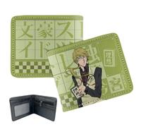 Sonsoke dazai osamu Nakajima Atsushi Anime Men Wallets Bi-Fold Wallet ID Card Credit Card Multi Purpose Wallet for Men and Women Gift Cosprey (Kunikida Doppo)