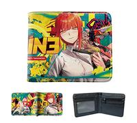 Sonsoke Denji Makima Anime Men Wallets Bi-Fold Wallet ID Card Credit Card Multi Purpose Wallet for Men and Women Gift Cosprey (Makima 5)