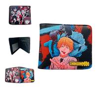 Sonsoke Denji Makima Anime Men Wallets Bi-Fold Wallet ID Card Credit Card Multi Purpose Wallet for Men and Women Gift Cosprey (Denji 24)