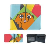 Sonsoke Denji Makima Anime Men Wallets Bi-Fold Wallet ID Card Credit Card Multi Purpose Wallet for Men and Women Gift Cosprey (Pochita 5)