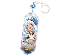 Sonsoke Figure Acrylic Standing Figure Vision Keychain Acrylic Key Chain Pendant Keyring Cosplay Decoration (Mualani)