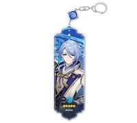 Sonsoke Figure Acrylic Standing Figure Vision Keychain Acrylic Key Chain Pendant Keyring Cosplay Decoration (Kamisato Ayato)