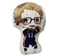 Sonsoke Hinata Shoyo Anime Figure Plush Cushion Manga Cosplay Plush Toy Throw Pillow for Halloween Decorations, Birthday Toy 45 cm (Kei Tsukishima 1)