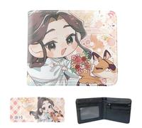 Sonsoke HuaCheng XieLian Men's Wallets Bi-Fold Wallet ID Card Credit Card Multipurpose Wallet for Men and Women Gift Cosplay, Xielian 5, Standard, Anime, classic
