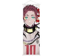 Sonsoke Isagi Yoichi Anime Figure Wall Art Poster Wall Hanging Scroll Poster Canvas Art Wall Frame Bedroom Decor 75 x 25 cm (Itoshi Sae)