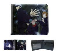 Sonsoke Itadori Yuji Satoru Gojo Anime Men Wallets Bi-Fold Wallet ID Card Credit Card Multi Purpose Wallet for Men and Women Gift Cosprey (Group Photo 8)