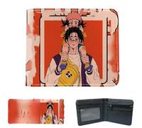 Sonsoke Itadori Yuji Satoru Gojo Anime Men Wallets Bi-Fold Wallet ID Card Credit Card Multi Purpose Wallet for Men and Women Gift Cosprey (Fushiguro Toji 3)