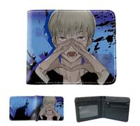 Sonsoke Itadori Yuji Satoru Gojo Anime Men Wallets Bi-Fold Wallet ID Card Credit Card Multi Purpose Wallet for Men and Women Gift Cosprey (Inumaki Toge 4)