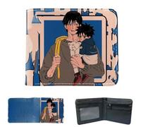 Sonsoke Itadori Yuji Satoru Gojo Anime Men Wallets Bi-Fold Wallet ID Card Credit Card Multi Purpose Wallet for Men and Women Gift Cosprey (Fushiguro Toji 2)