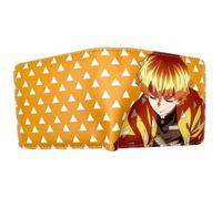 Sonsoke Kamado Tanjirou Nezuko Anime Men Wallets Bi-Fold Wallet ID Card Credit Card Multi Purpose Wallet for Men and Women Gift Cosprey (Agatsuma Zenitsu 1)
