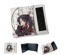 Sonsoke LAN Wangji Wei Wuxian Anime Men Wallets Bi-Fold Wallet ID Card Credit Card Multi Purpose Wallet for Men and Women Gift Cosprey (Wei wuxian 3)