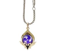 Sonsoke Sumeru Game Figure Vision Elemental Pendant Necklace Key Chain Pendant （Sumeru Electro）, Electro, Large