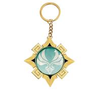 Sonsoke Vision Natlan Elemental Keychain Merch Time Game Character Cosplay Keyring Pendant Accessories Elemental Gem（Anemo）