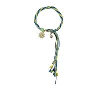 Sonsoke Wanderer Anime Style Hand-Woven Bracelets - Colourful Thread Bracelets for Fans, Game Inspired Braided Friendship Bracelets, Mittelgroße, Cotton yarn, No Gemstone