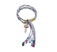 Sonsoke Wanderer Anime Style Hand-Woven Bracelets - Colourful Thread Bracelets for Fans, Game Inspired Braided Friendship Bracelets, Mittelgroße, Cotton yarn, No Gemstone