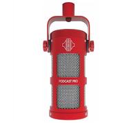 SONTRONICS PODCAST Professional Dynamic Mic for Podcast, Broadcast, Streaming, Gaming & VC - XLR Connection, No phantom Power Required - Lifetime Microphone Warranty - Designed & Built in UK - Red