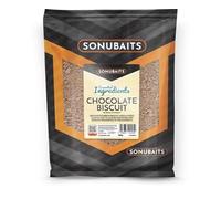 Sonubaits Essential Ingredients Chocolate Biscuit 500g | Match Fishing Groundbait for Making Customized Mixes | Improves Binding | Adds Sweet Chocolate Flavour for Carp, Bream & Tench | Code S1780041
