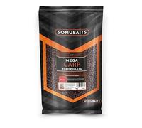 Sonubaits Mega Carp Feed Pellets 6mm 900g | Carp Match Fishing Pellets | High Protein and Fishmeal Perfect in the warmest months for Actively Feeding Carp | Use Straight from the Bag or Soaked