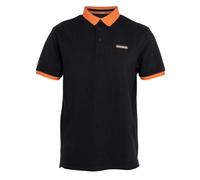 Sonubaits Polo Shirt Large Grey and Black | Match Fishing Polo Shirt | Long Body Style | for Maximum Movement Whilst Fishing | Brand Colour Scheme and Design