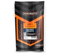 Preston Innovations Sonubaits Spicy Sausage Halibut Pellets, 4mm 900g, S1920004.