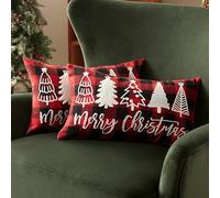 Sonvie Christmas Cushion Covers Set Of 2, Christmas Tree Decor 30x50cm