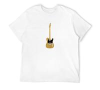 sonvsee Bruces and The Springsteen Telecaster Humor Graphic Mens Basic Short Sleeve T-Shirt R252 Tees Tops White S