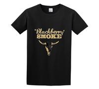 sonvsee Man's T-Shirt BlackBerry Smoke S-3XL Black Black XL