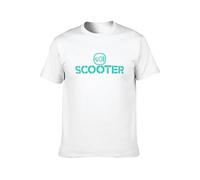 sonvsee Unisex T-Shirt Scooter Techno,Hard Trance German Band Printed White 3XL