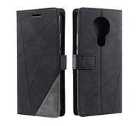 SONWO Case for Nokia 3.4 Case, Premium Leather Flip Wallet Case Magnetic Closure Card Slots Kickstand Phone Case for Nokia 3.4, Black