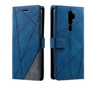 SONWO Case for Oppo A9 2020 / Oppo A5 2020 Case, Premium Leather Flip Wallet Case Magnetic Closure Card Slots Kickstand Phone Case for Oppo A9 2020 / Oppo A5 2020, Blue