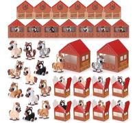 Sonwyoung 48 Pcs/24 Sets Adopt a Horse Party Favors for Kids Adults | Mystery Blind Box, Mini 3D Animals, Foldable Mystery Surprise Boxes, for Boys Girls, Birthday Party Supplies Gifts