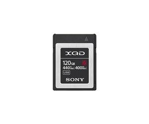 Sony 120GB (128GB pre format) 5x TOUGH XQD Flash Memory Card - High Speed G Series ( Read 440MB/s and Write 400MB/s) - QDG120F