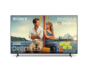 Sony 2025 75 4K BRAVIA 3 LED HDR Smart TV K75S38B Black