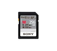 Sony 256GB M-Series UHS-II U3 V60 SDXC Memory Card - Read 277MB/s Write 150MB/s