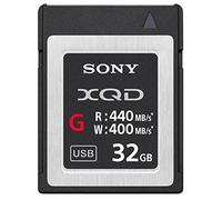 Sony 32GB XQD Flash Memory Card - G Series (Read 440MB/s and Write 400MB/s) - QDG32E