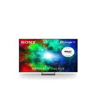 Sony BRAVIA 7 II True RGB 50 Inch TV, 4K Smart TV (Google TV), RGB LED, XR Processor with AI Technology, 120hz Television with Dolby Vision/Atmos, PS5 compatibility, 50XR75M2, 2026 Model